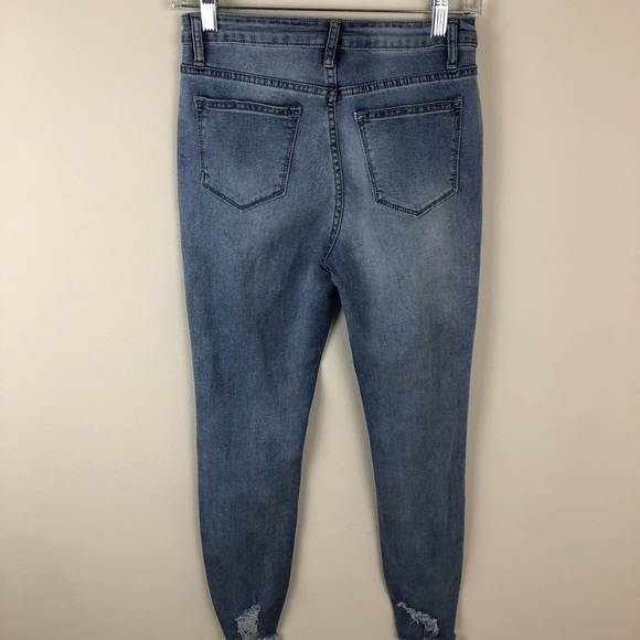 SHEIN Hi-rise Distressed skinny jeans size: S - Picture 10 of 11